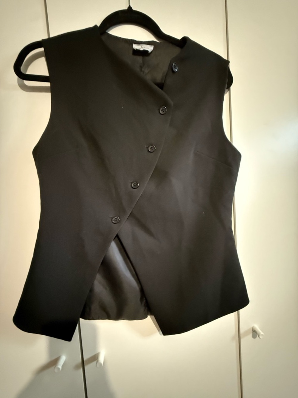 Bobbles & Lace Black Button-Up Top